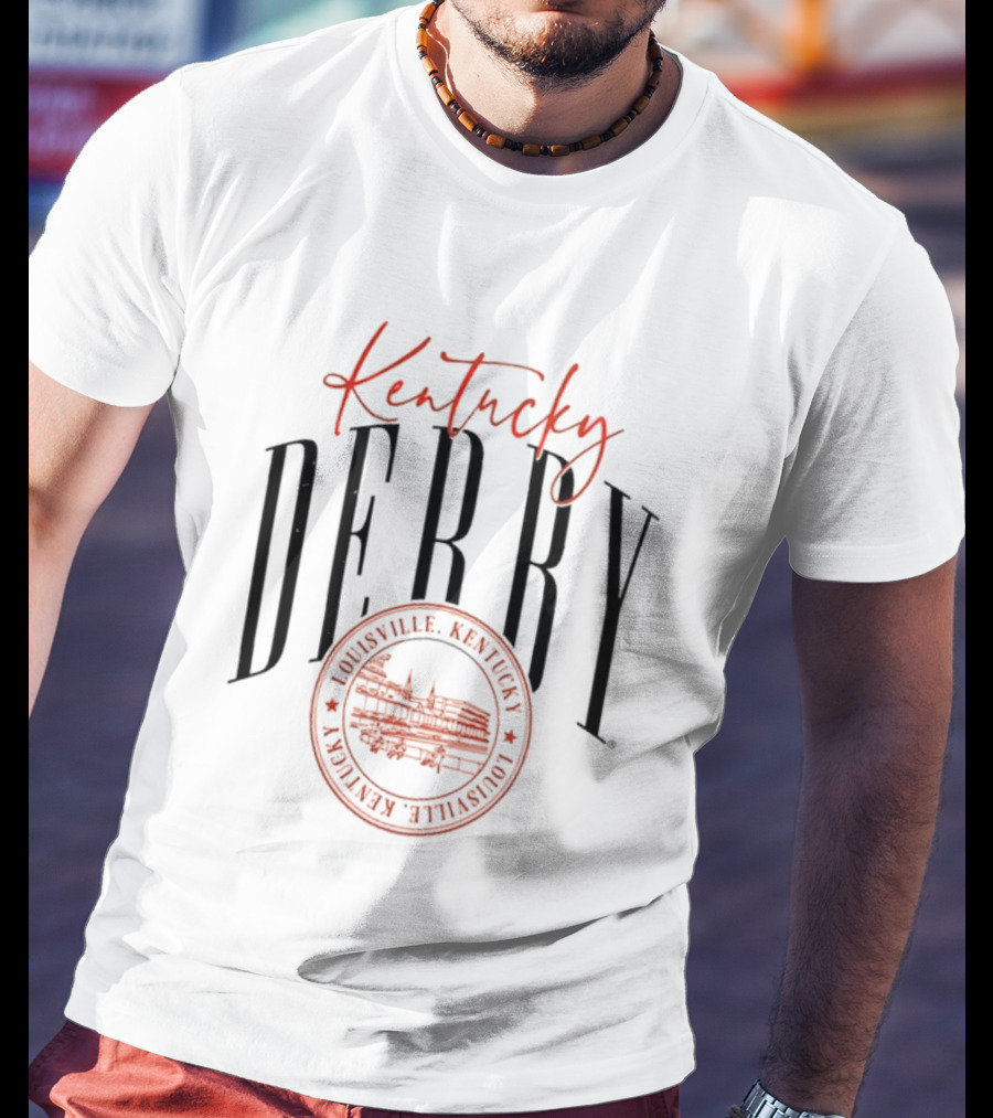 Kentucky Derby Louisville Hall Of Fame Gameday Social Oatmeal Cropped T-Shirt