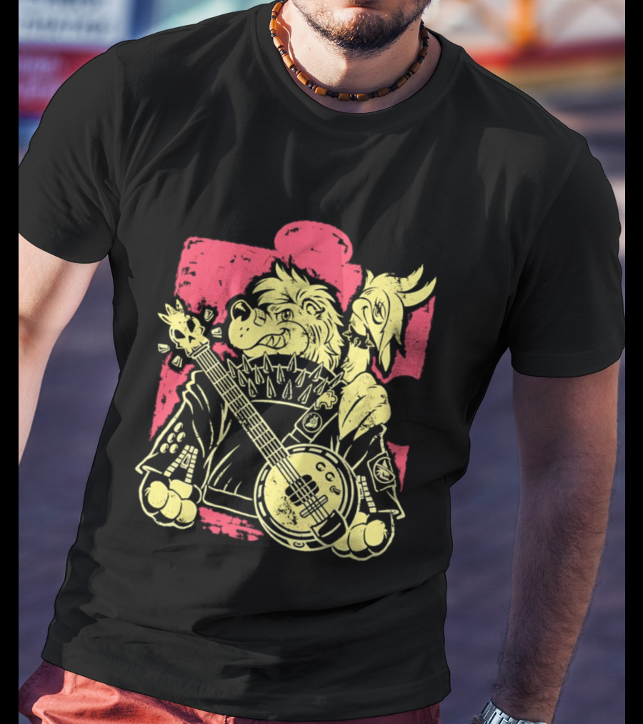 Banjo Kazooie Bluegrass Punk Energy Banjo Bear And Bird T-Shirt