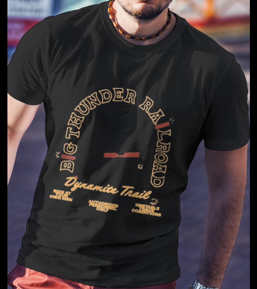 Big Thunder Mountain Railroad Dynamite Trail Frontier Mining Adventure T-Shirt