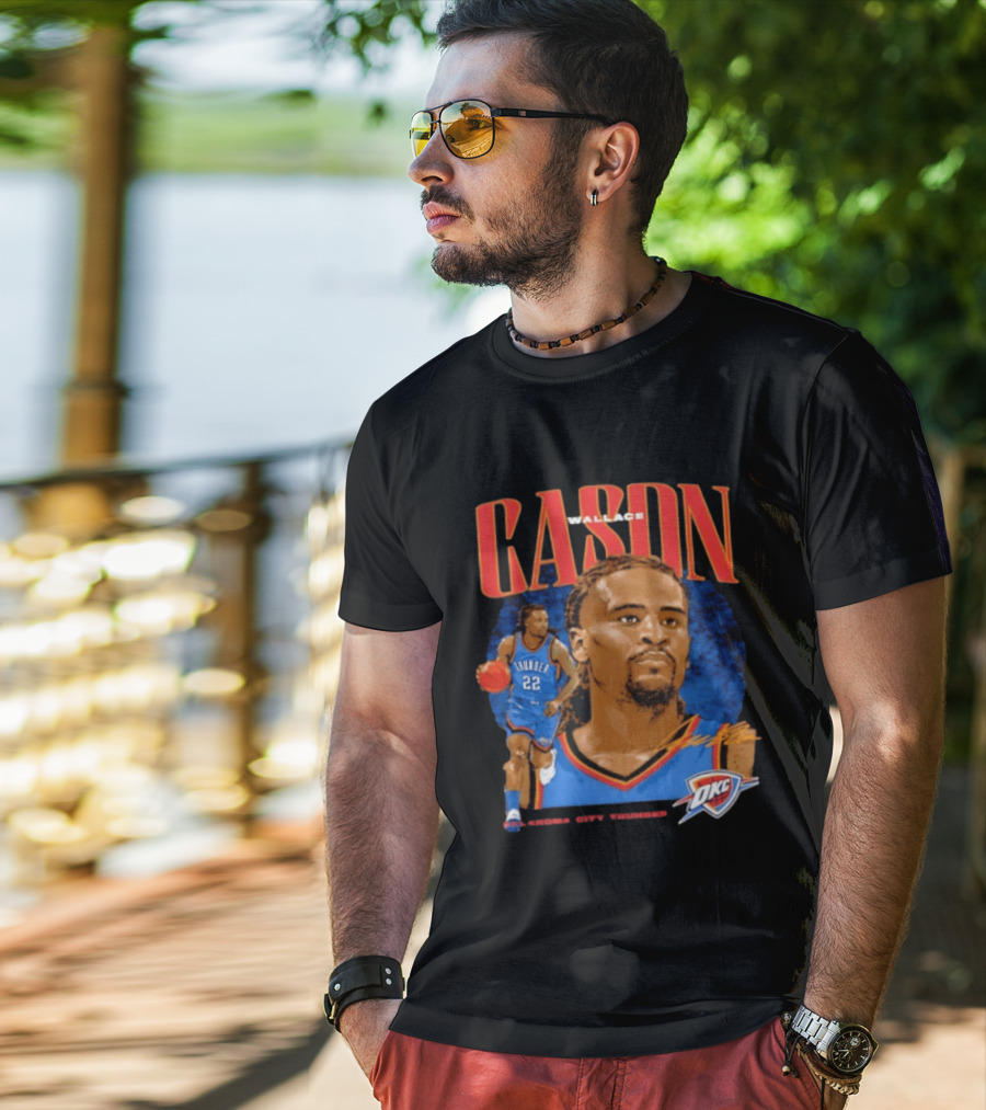 Cason Wallace Oklahoma City Thunder OKC Basketball Player 22 T-Shirt