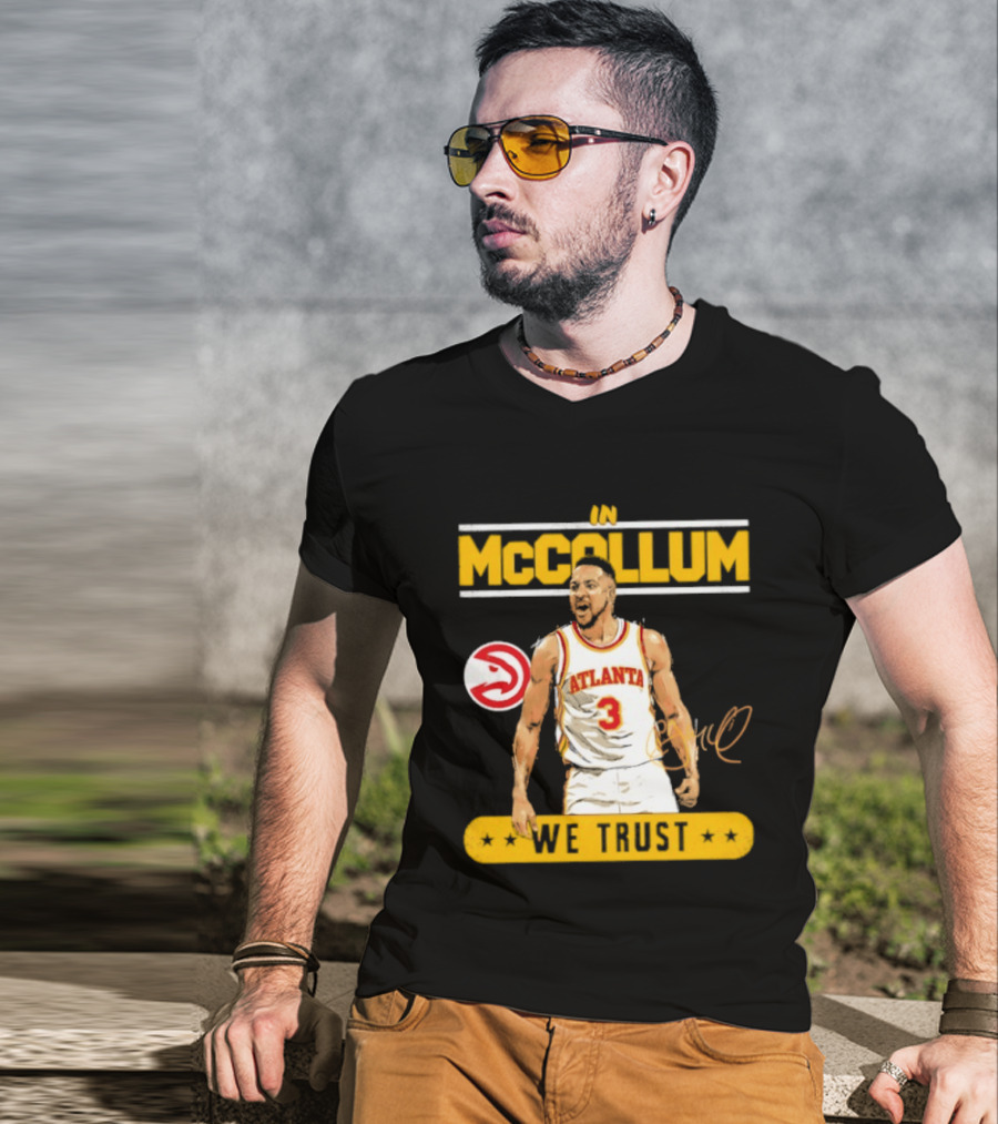 Atlanta Hawks CJ McCollum In McCollum We Trust T-Shirt
