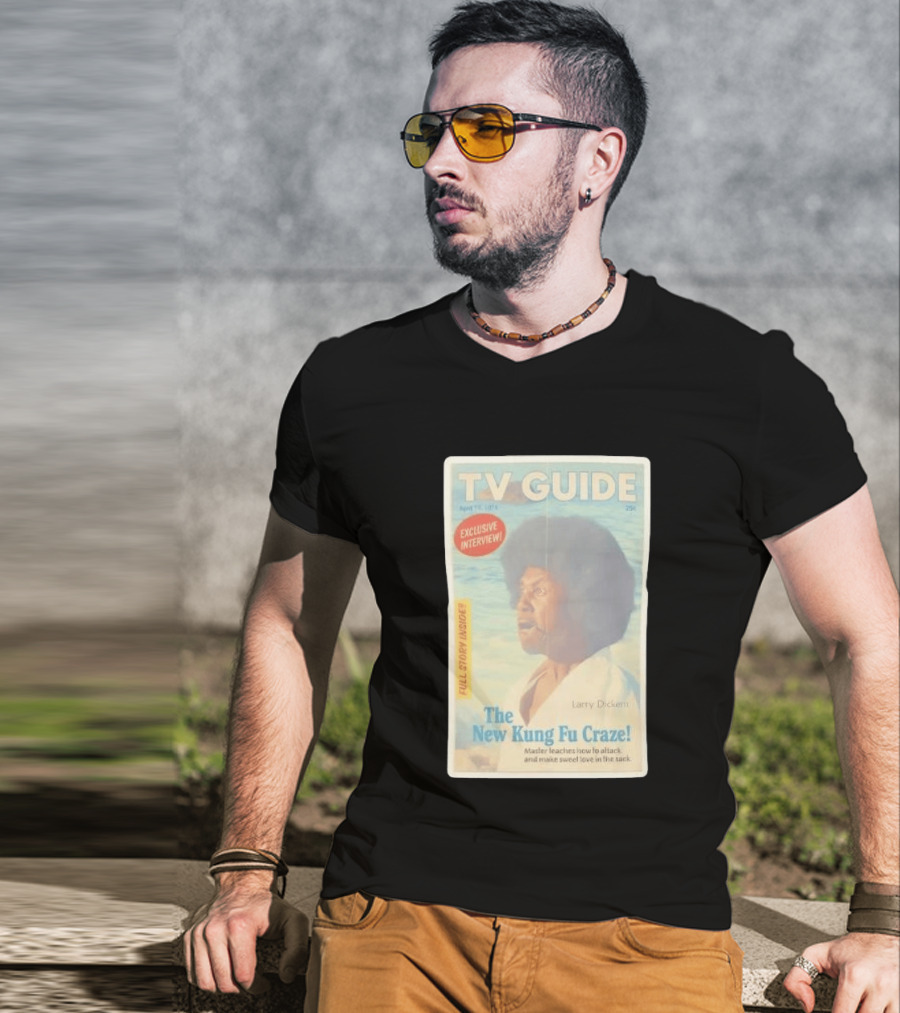 TV Guide Exclusive Interview Larry Dickem The New Kung Fu Craze Full Story Inside T-Shirt