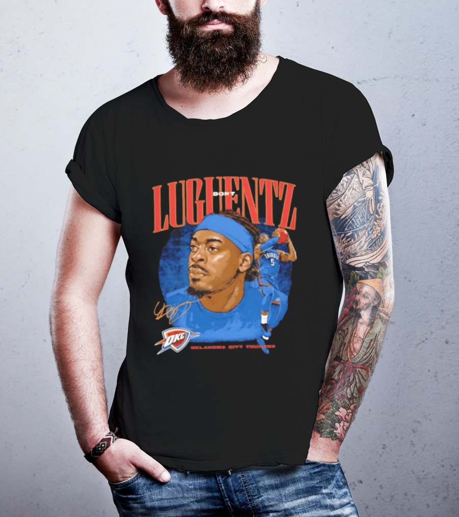 Luguentz Dort Oklahoma City Thunder Basketball OKC Star Player T-Shirt