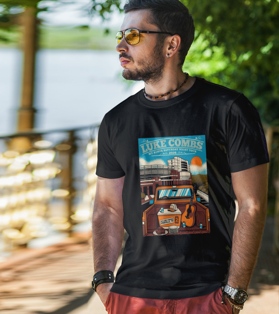 Luke Combs My Kinda Saturday Night Tour 2026 Neyland Stadium Knoxville TN May 02 T-Shirt