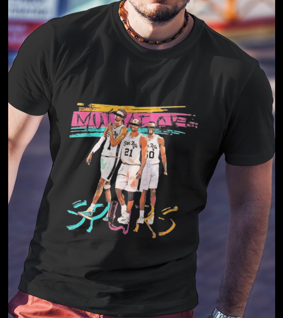 Muthafuckin San Antonio Spurs 2026 Retro Basketball Legends T-Shirt