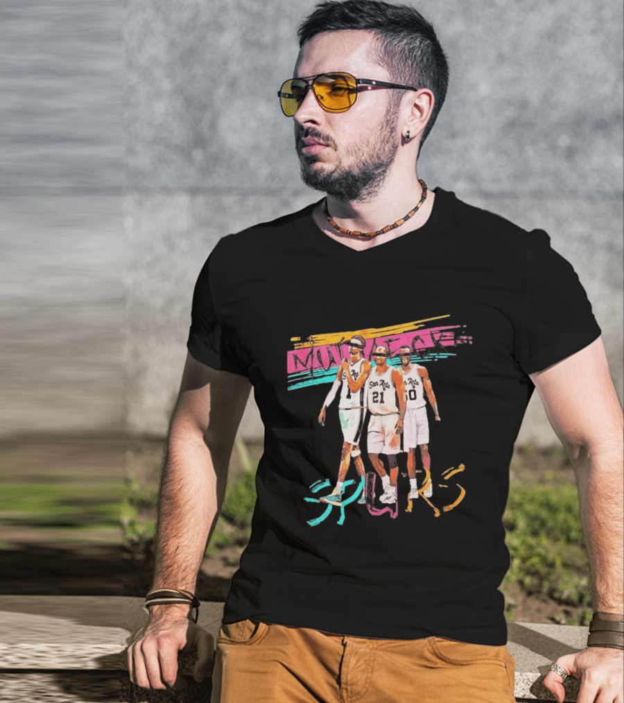 Muthafuckin San Antonio Spurs 2026 Retro Basketball Legends T-Shirt