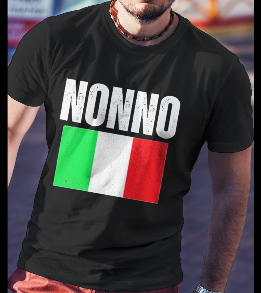Nonno Italian Flag Patriotic Italy Heritage T-Shirt