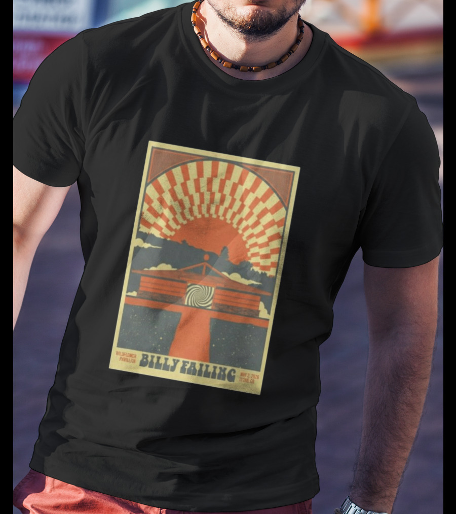Billy Failing Wildflower Pavilion May 2 2026 Lyons CO T-Shirt