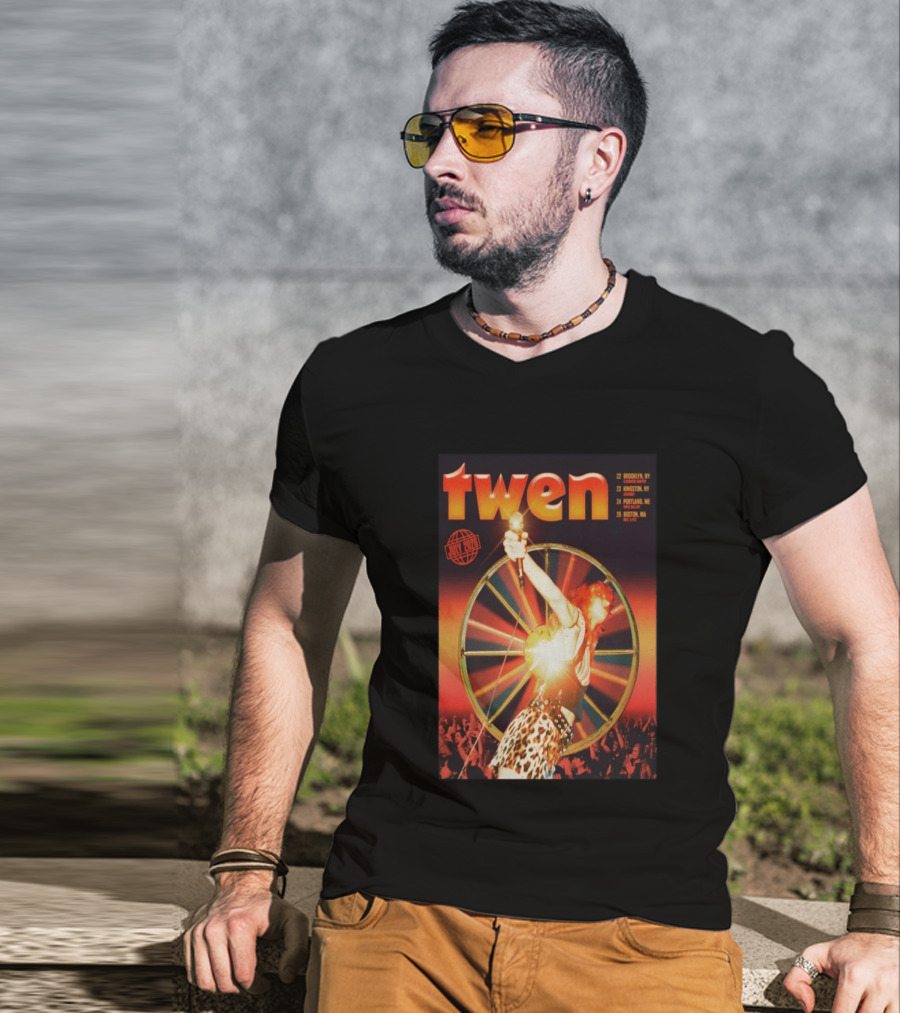 Twen Summer Heat Tour July 2026 Brooklyn Kingston Portland Boston T-Shirt