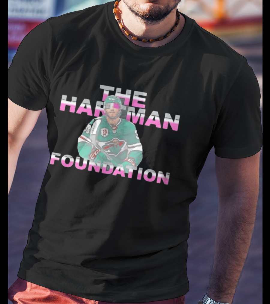 Ryan Hartman Hockey The Hartman Foundation Minnesota Wild Jersey T-Shirt