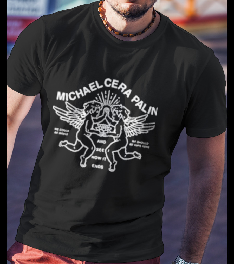 Michael Cera Palin Band Cherubs Musical Tour Dates 2023 Heaven And Hell T-Shirt