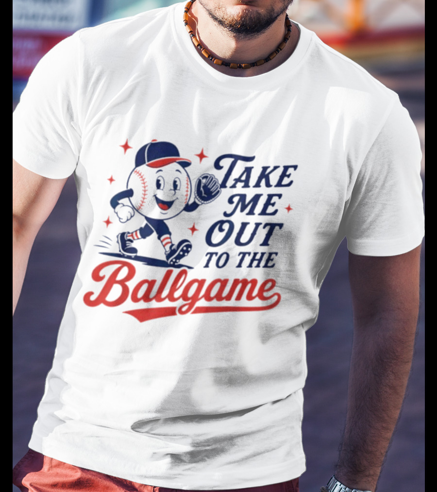 Take Me Out To The Ballgame Baseball T-Shirt