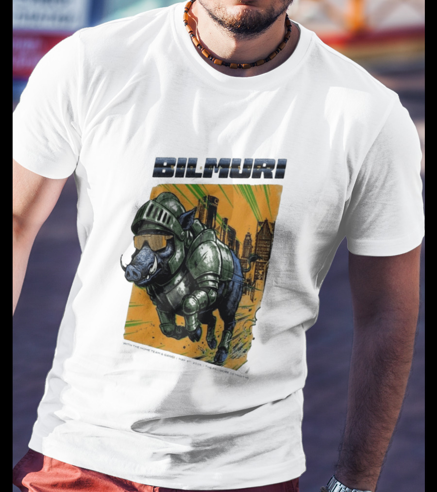 Bilmuri Armored Boar Detroit Skyline The Fillmore May 3 2026 T-Shirt