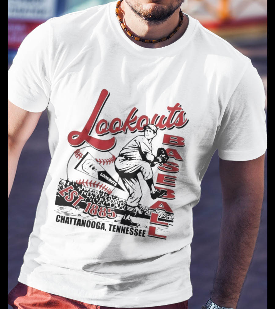 Lookouts Baseball Chattanooga Tennessee Est 1885 T-Shirt