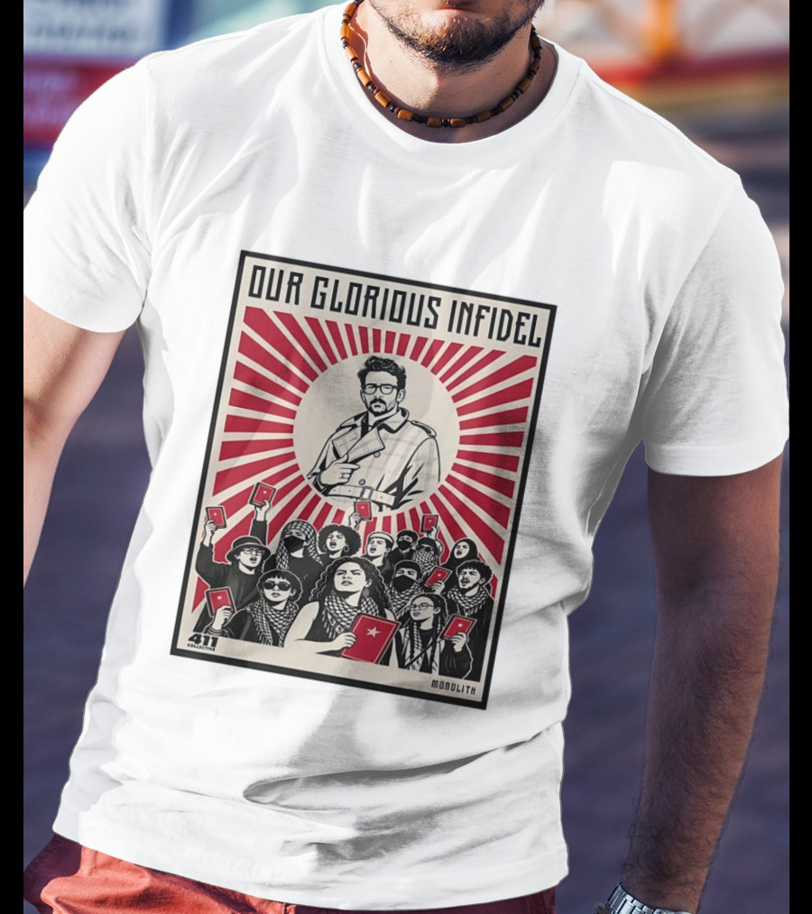 Onolith Collective Our Glorious Infidel 411 Monolith Red Star Revolution T-Shirt