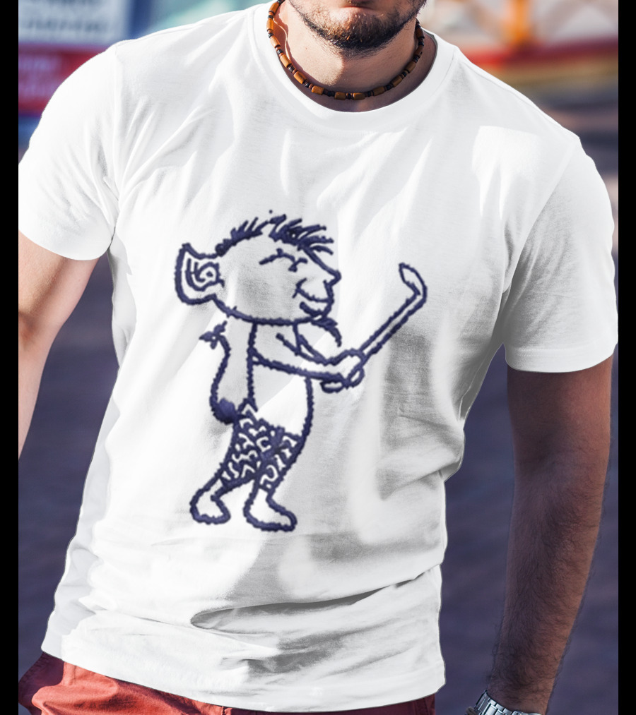Ryan Jamison DIBS DePaul Golf Hat Character Sketch T-Shirt