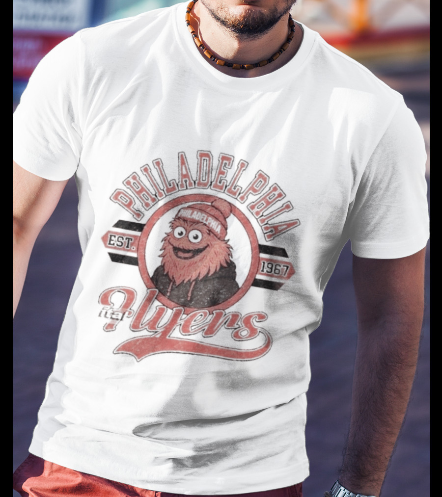 Gritty Philadelphia Flyers Hockey Est 1967 NHL T-Shirt