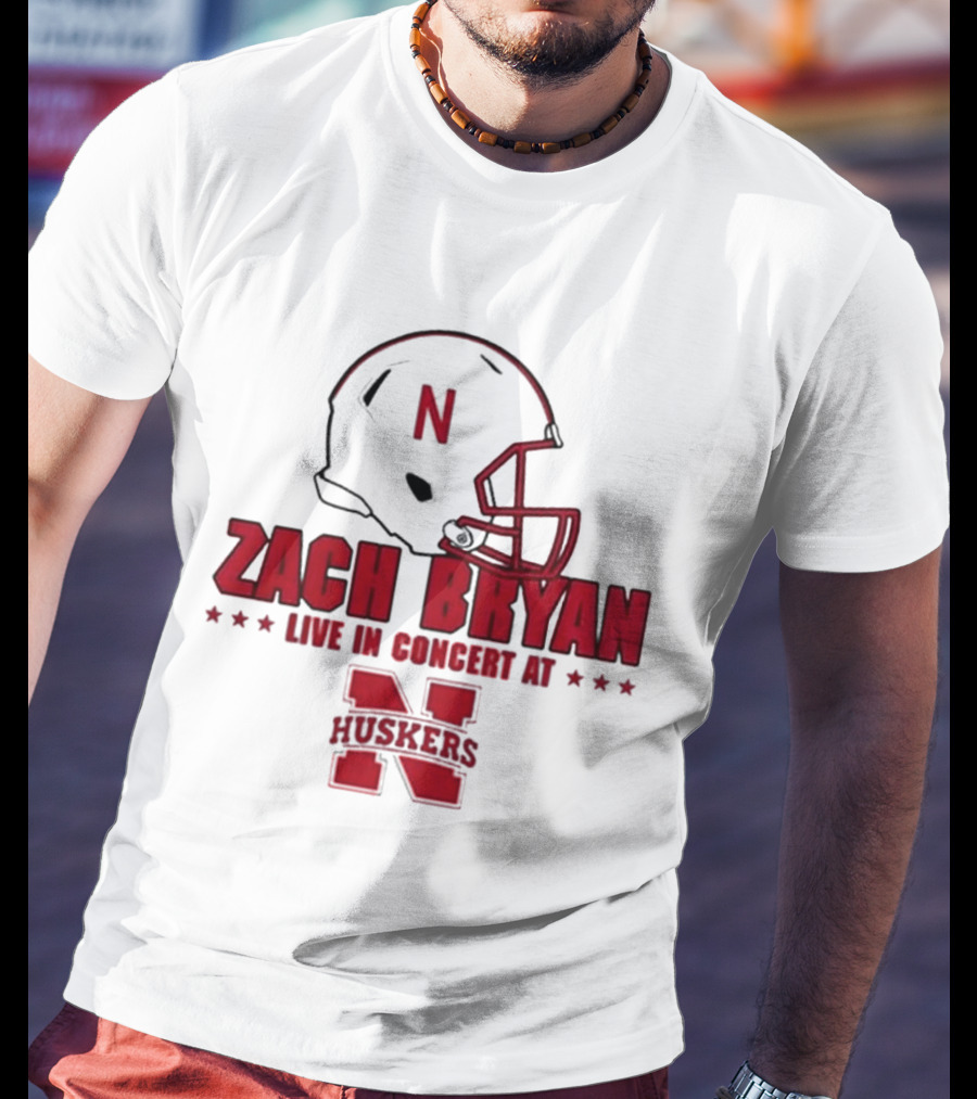 Zach Bryan Live In Concert At Nebraska Huskers 2026 T-Shirt