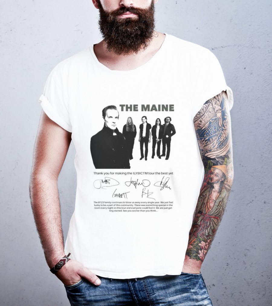 The Maine Thank You For Making The ILYBICTM Signed Band T-Shirt