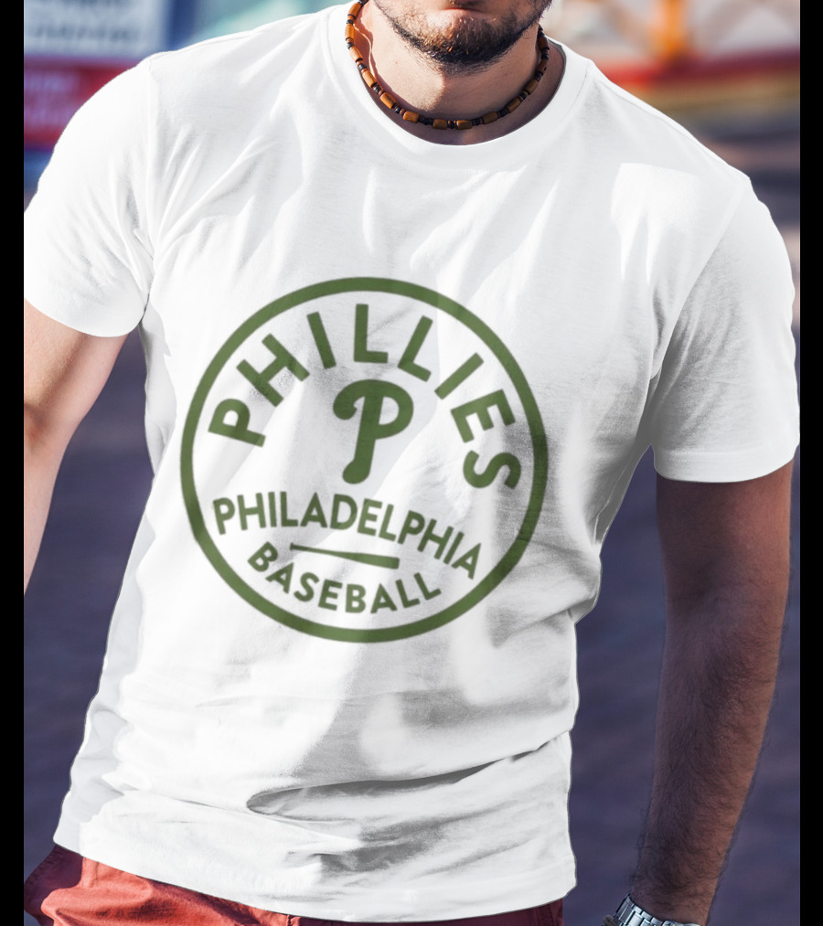 MLB Philadelphia Phillies 2026 Armed Forces Day Phillies Baseball Iconic Circle T-Shirt