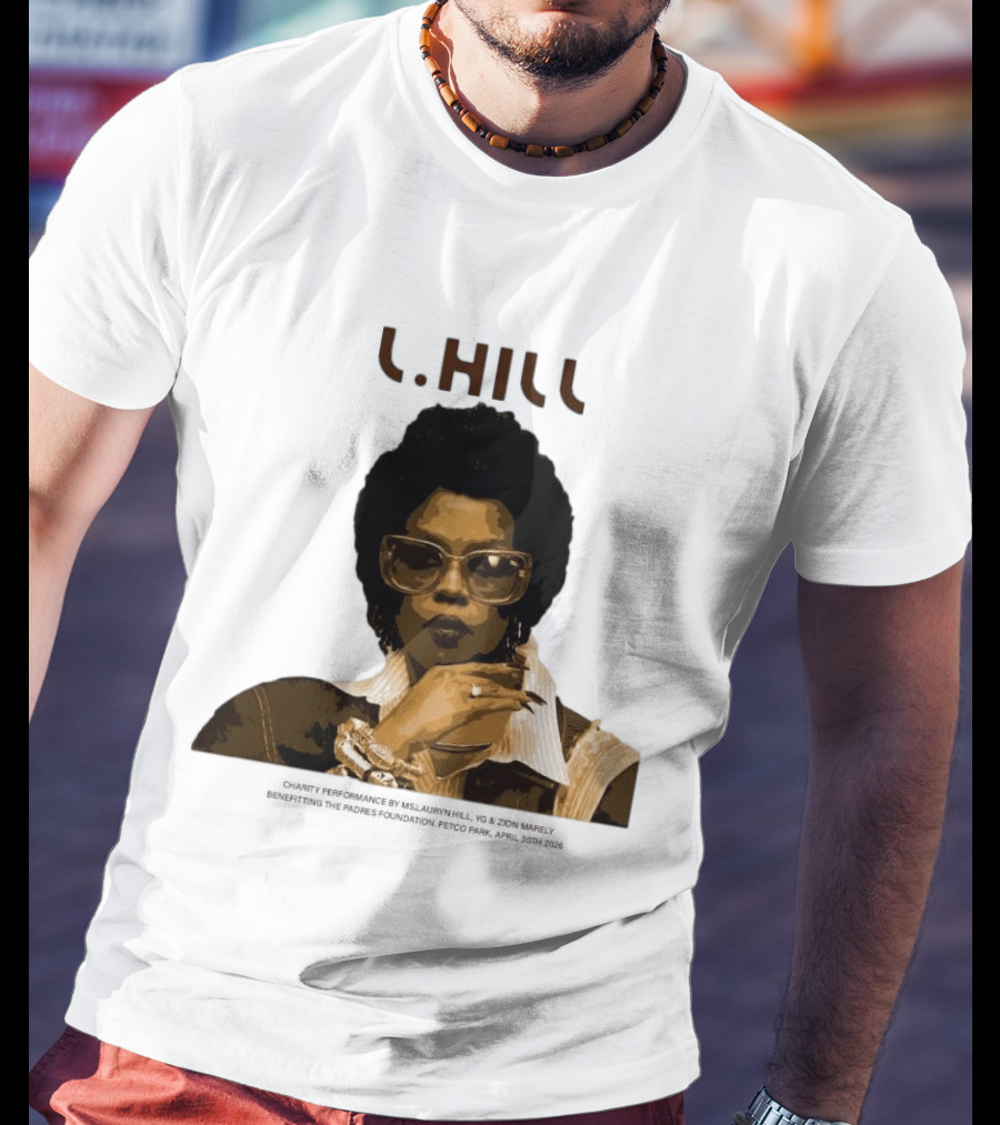 Ms Lauryn Concert Hill MLH Charity Dinner On The Diamond T-Shirt