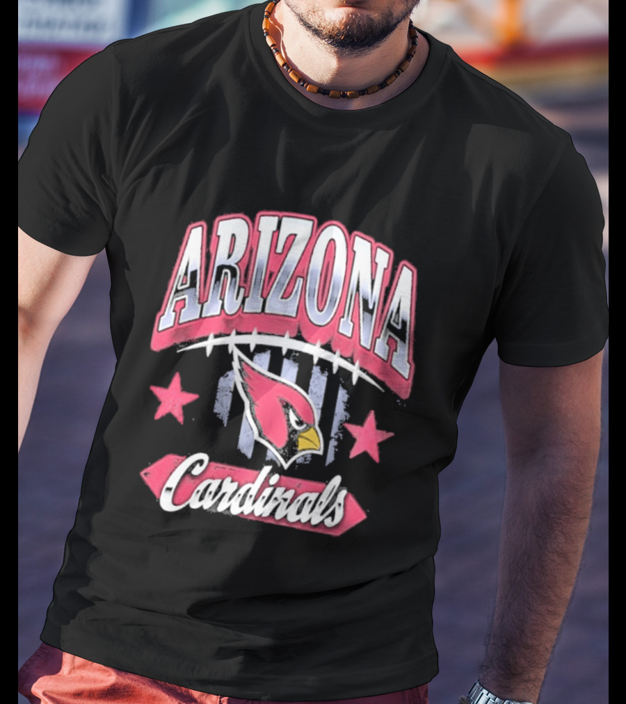 Arizona Cardinals Americana 2026 Red White Blue Stars T-Shirt