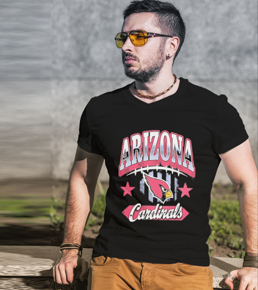 Arizona Cardinals Americana 2026 Red White Blue Stars T-Shirt