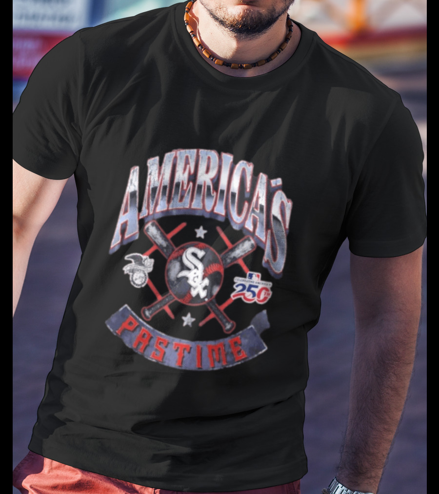 Chicago White Sox America's Pastime Celebrating 250th MLB Anniversary T-Shirt