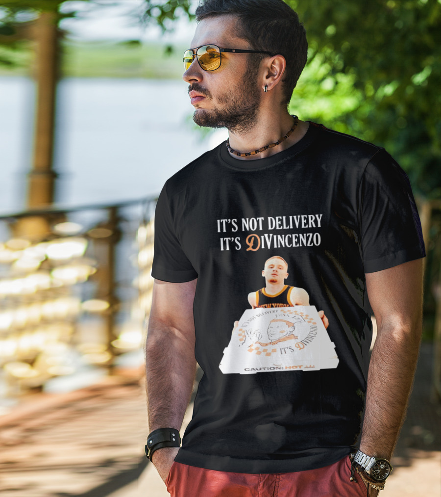 It's Not Delivery It's DiVincenzo Basketball Pizza Box T-Shirt