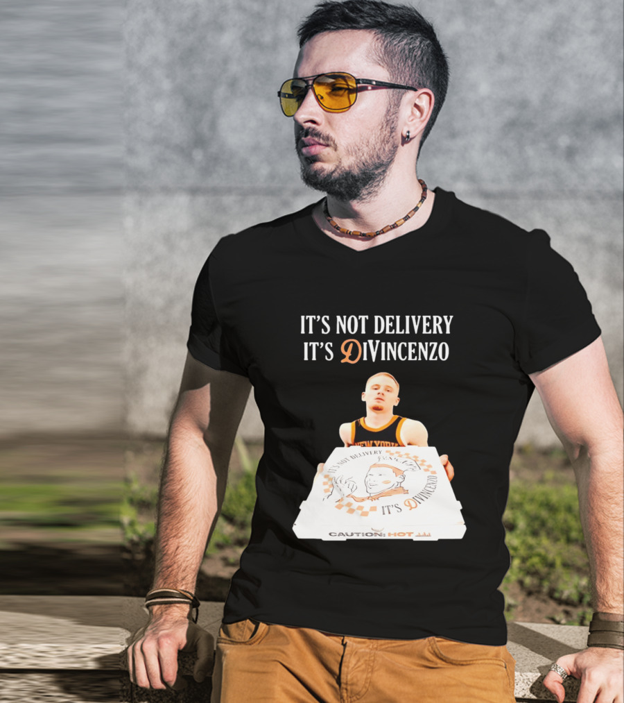It's Not Delivery It's DiVincenzo Basketball Pizza Box T-Shirt