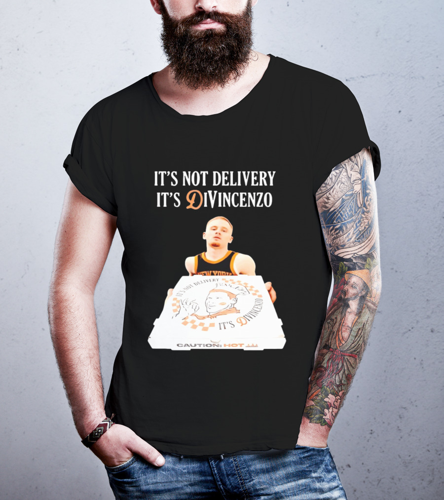 It's Not Delivery It's DiVincenzo Basketball Pizza Box T-Shirt