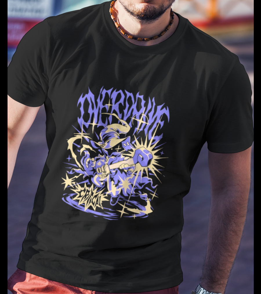 Final Fantasy Overdrive Explosive Cosmic Guitar Power T-Shirt