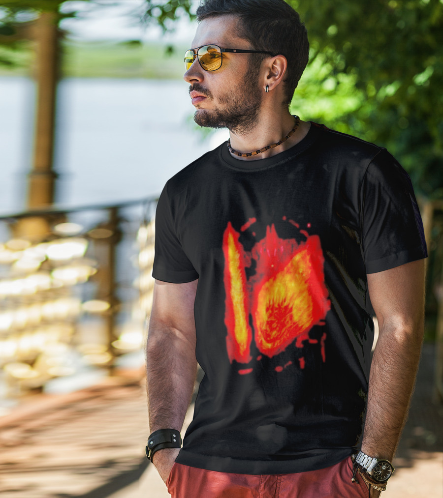 Flame Knight Fire Armor Blaze T-Shirt