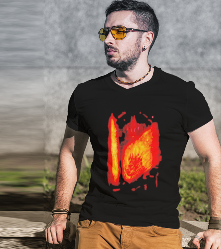 Flame Knight Fire Armor Blaze T-Shirt