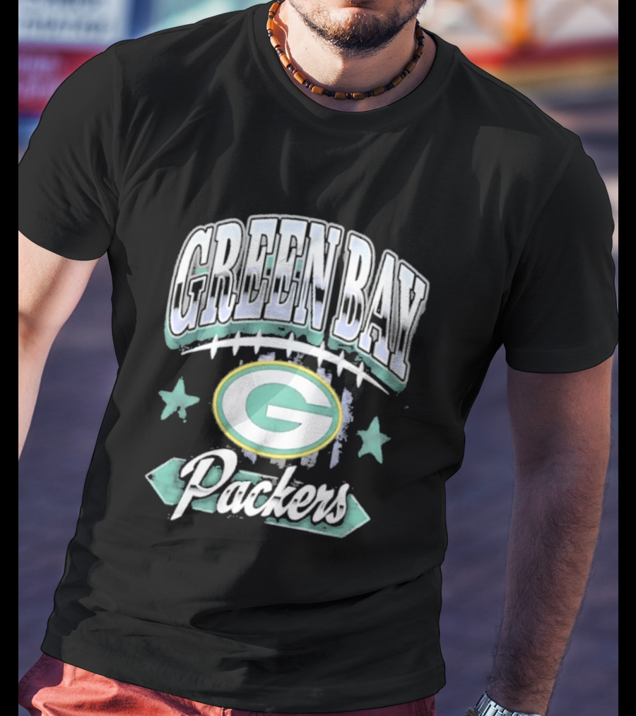 Green Bay Packers Americana 2026 Edition With Stars And Classic Team T-Shirt