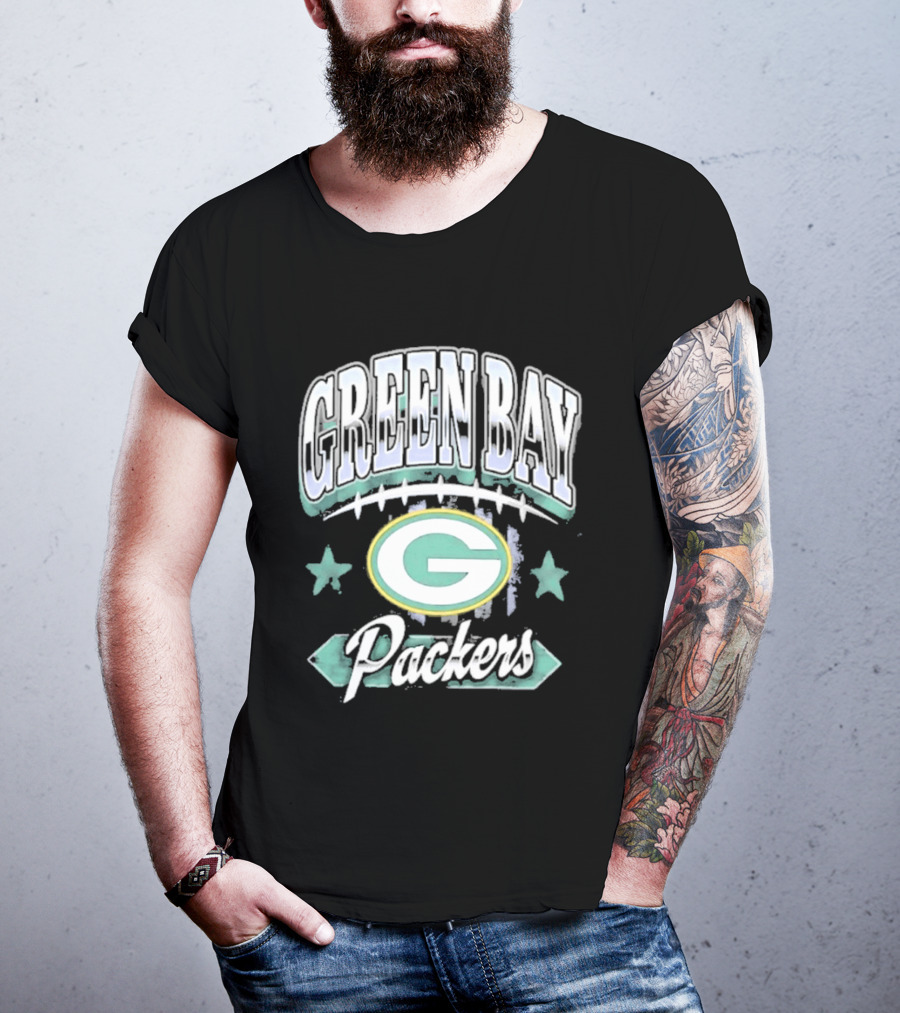 Green Bay Packers Americana 2026 Edition With Stars And Classic Team T-Shirt