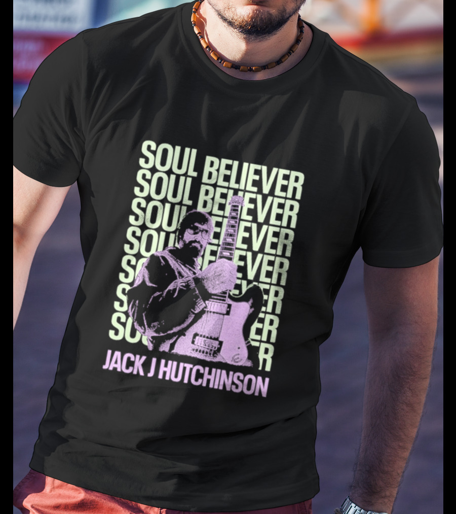 Jack J Hutchinson Soul Believer Guitar Artistry T-Shirt