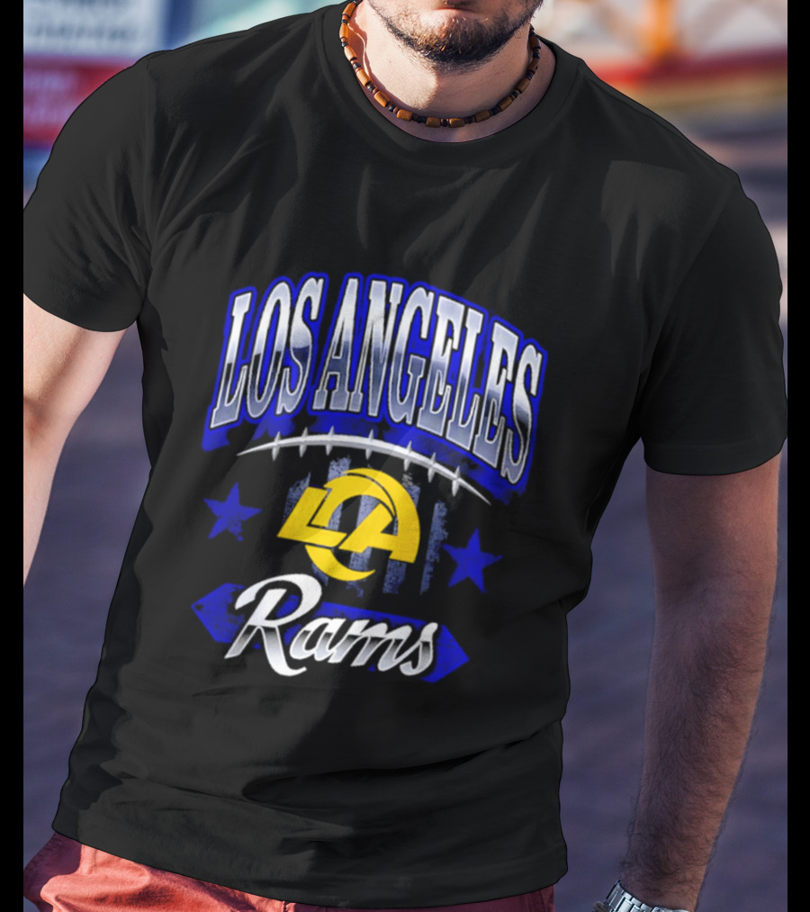 Los Angeles Rams Americana 2026 Stars And Football T-Shirt