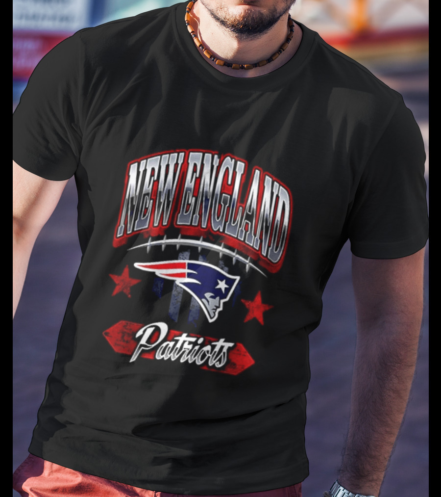 New England Patriots Americana 2026 Stars And Stripes T-Shirt