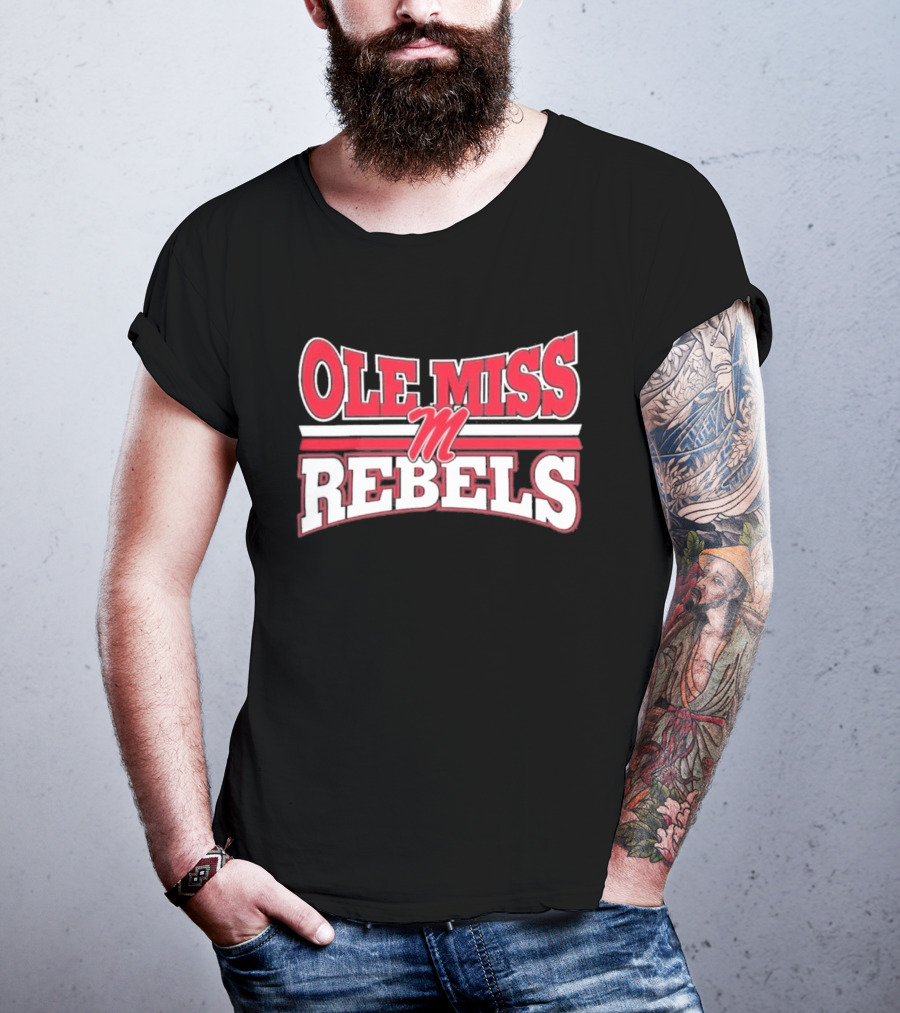 Ole Miss Rebels Team M Zoom Sports Fan T-Shirt
