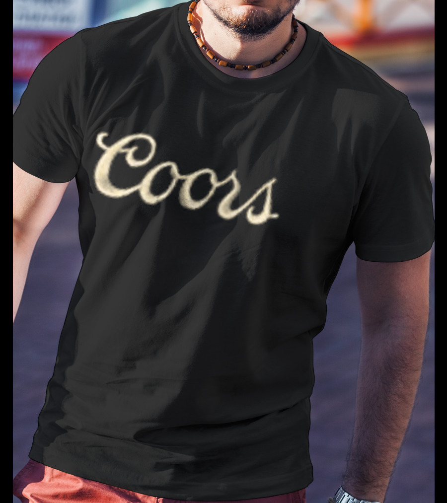 Surdimensionné Coors Original Vintage Style Imprimé T-Shirt