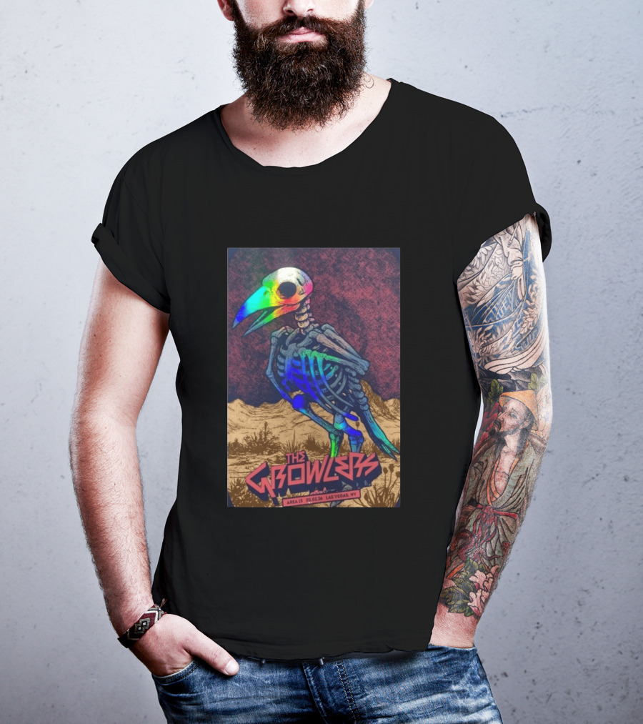 The Growlers Las Vegas Area 15 May 1 2026 Skeleton Bird T-Shirt