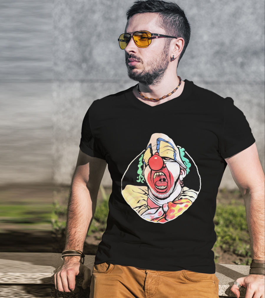 Yucko The Clown Retro Cartoon Style Bold Expression T-Shirt