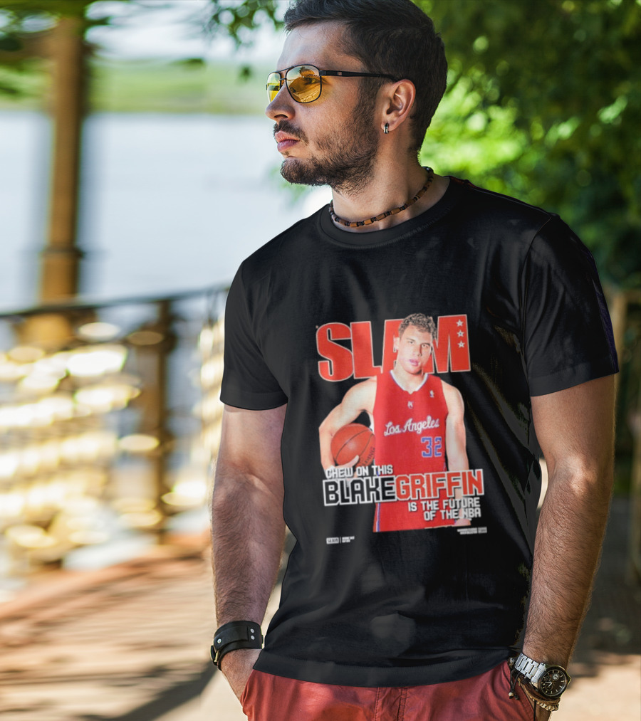 SLAM Los Angeles Clippers Blake Griffin Chew On This Is The Future Of The NBA T-Shirt