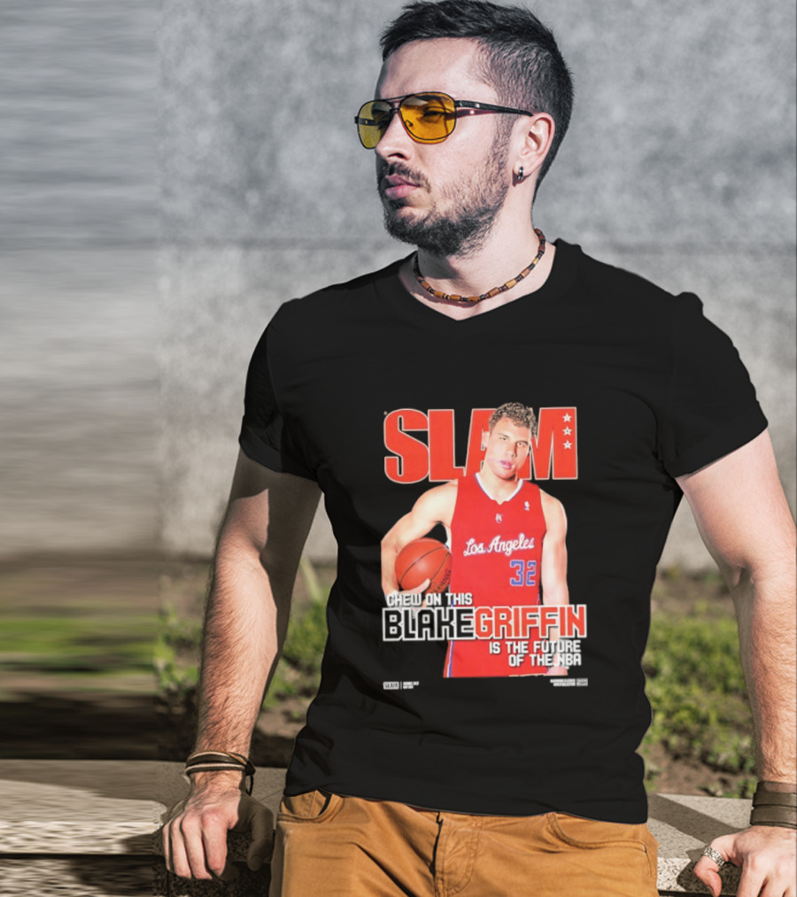 SLAM Los Angeles Clippers Blake Griffin Chew On This Is The Future Of The NBA T-Shirt