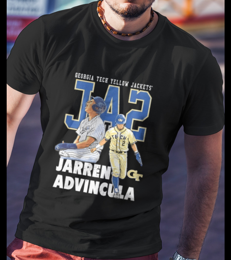 Georgia Tech Yellow Jackets JA2 Jarren Advincula T-Shirt