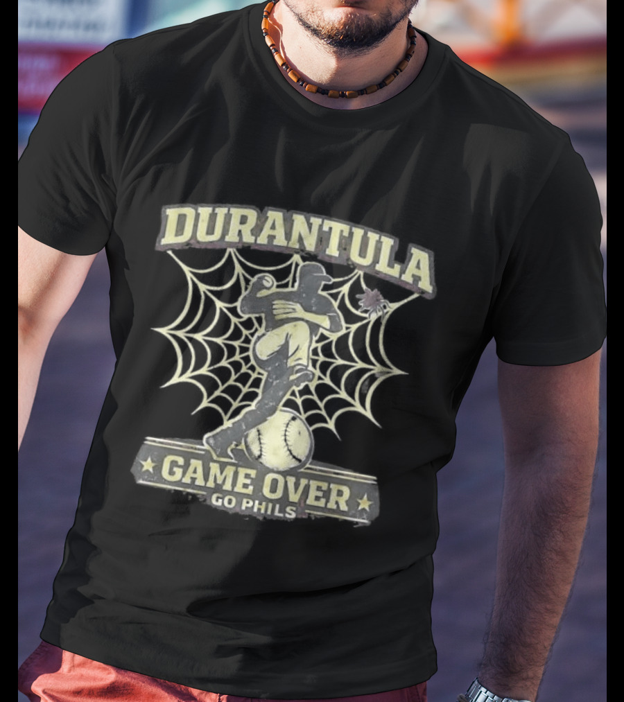 Jhoan Duran Durantula Game Over Phillies Spider Web T-Shirt