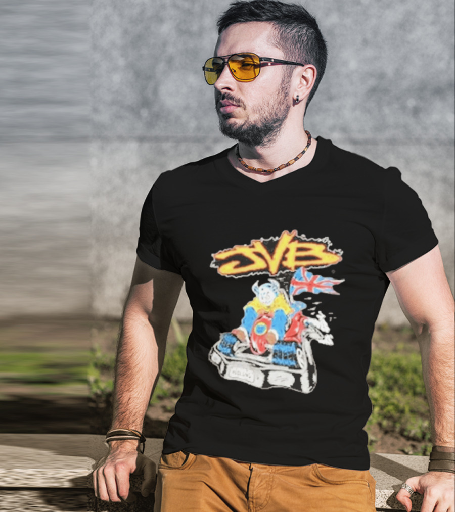 JVB Tour UK 2026 Viking Racer With Union Jack Flag T-Shirt
