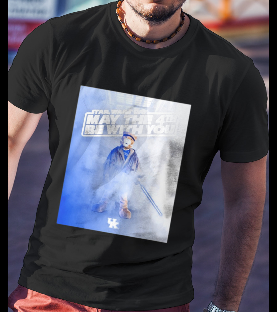 Star Wars Day May The 4th Be With You Kentucky Wildcats T-Shirt