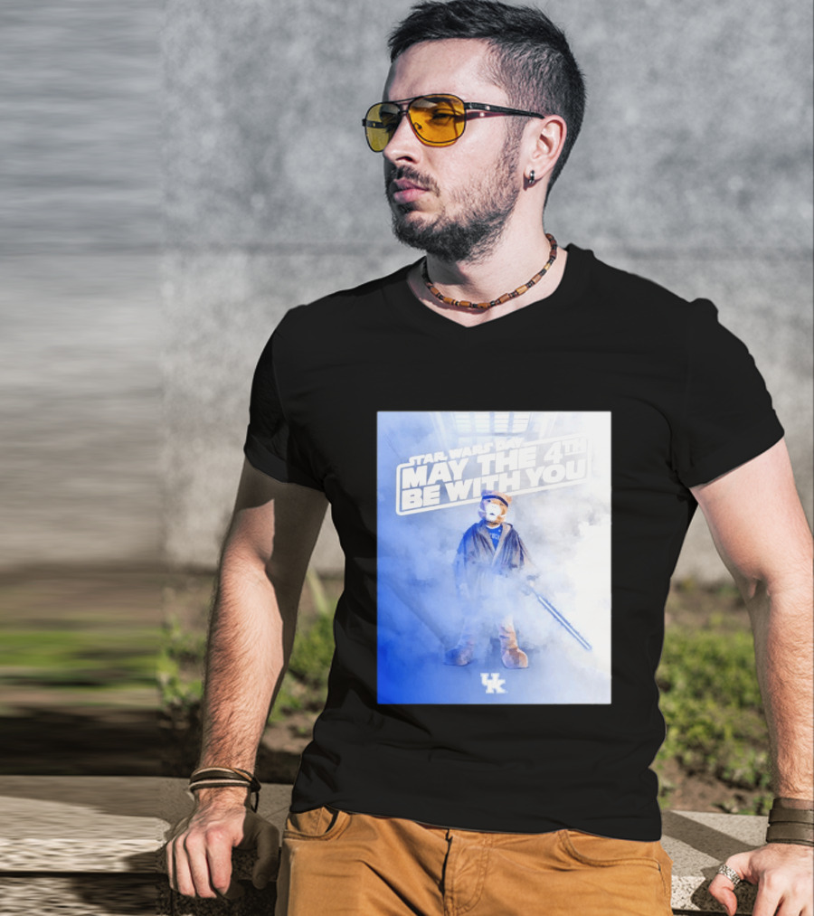Star Wars Day May The 4th Be With You Kentucky Wildcats T-Shirt